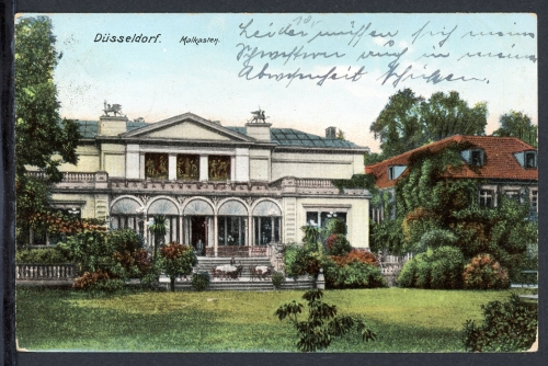 AK Düsseldorf Malkasten 1910 gebraucht #IN767