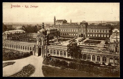 AK Dresden Zwinger 1911 gebraucht #IN782