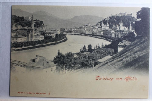 AK Salzburg von Mülin ungebraucht #PD283