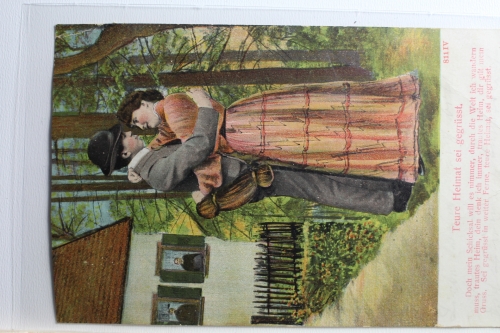 AK Deutschland Grußkarte 1906 gebraucht #PC483