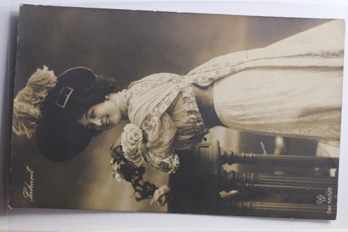 AK Deutschland Porträtkarte 1908 gebraucht #PC484
