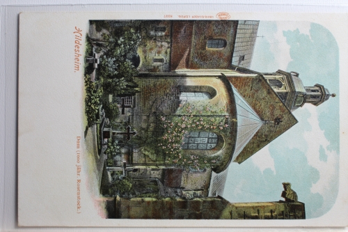 AK Hildesheim Dom (1000 jähr. Rosenstock) ungebraucht #PC490