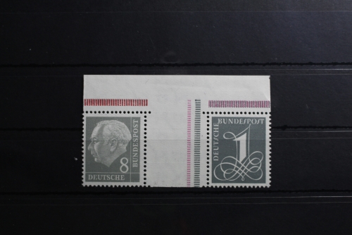 BRD Zd WZ15 aIV YII postfrisch Zusammendruck als Oberrand #RV926