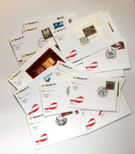Österreich FDC Lot aus 2005 gestempelt #JZ098