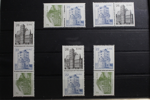 Irland Zd W10-W11, S29-S31 postfrisch Zusammendrucke #RV962