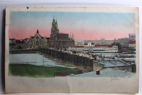 AK Dresden Stadtansicht 1905 gebraucht #PC640