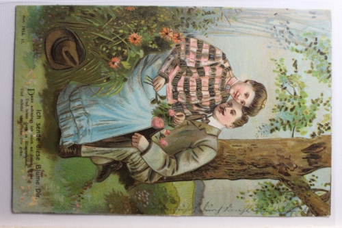 AK Deutschland Künstlerkarte 1906 gebraucht #PC740