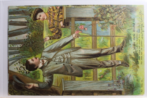 AK Deutschland Künstlerkarte 1907 gebraucht #PC750