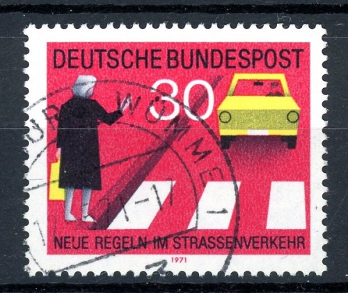 BRD 673 I gestempelt