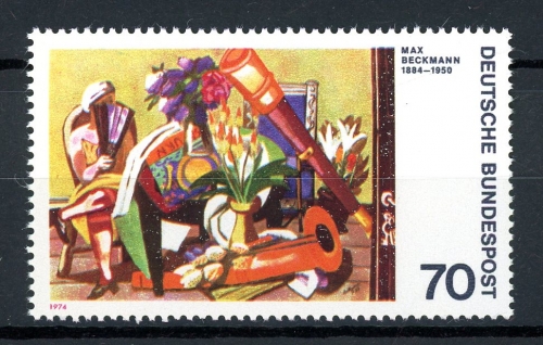 BRD 822 I postfrisch Plattenfehler #GQ335