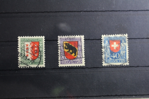 Schweiz 172-174 gestempelt