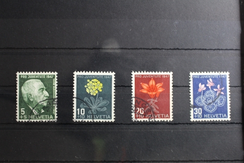 Schweiz 488-491 gestempelt