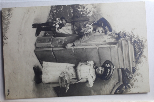 AK Deutschland Grußkarte - Kinder 1907 gebraucht #PC761