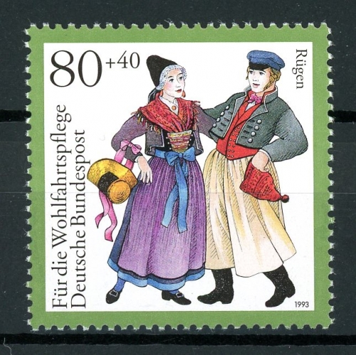 BRD 1696 I postfrisch Plattenfehler #GQ182