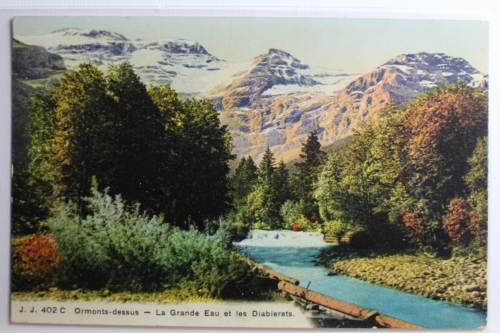 AK Ormont-Dessus La Grande Eau et les Diabierets ungebraucht #PC961