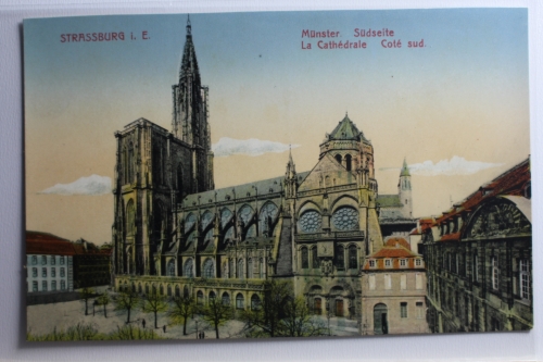AK Straßburg Münster - Südseite ungebraucht #PC977