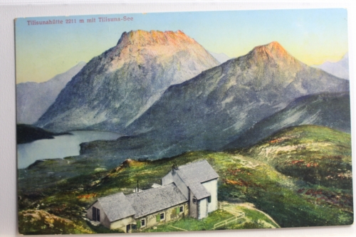 AK Tilisunahütte 2211 m mit Tilisuna-See ungebraucht #PC988