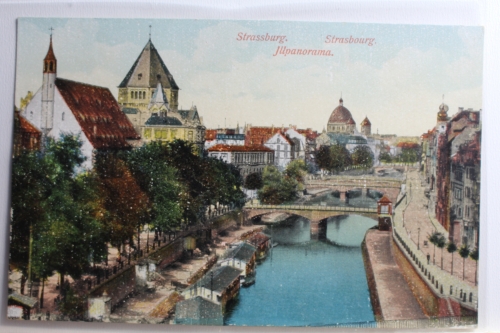 AK Straßburg Jllpanorama ungebraucht #PC999