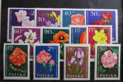 Polen 1541-1552 postfrisch Blumen #RZ640