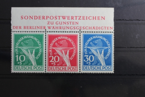 Berlin Bl W 2 PF II mit 68I, 69 und 70I postfrisch