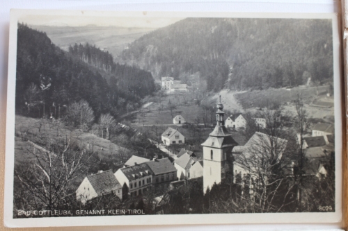 AK Bad Gottleuba Genannt Klein-Tirol 1935 gebraucht #PD316