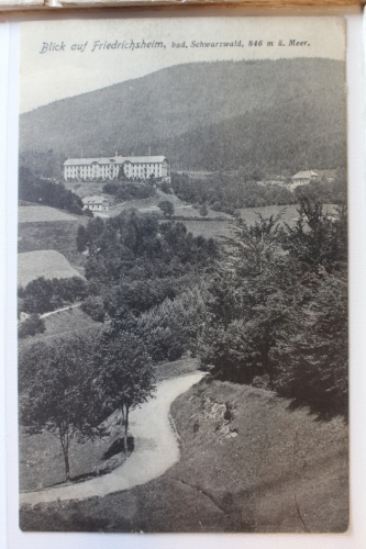 AK Friedrichsheim, bad. Schwarzwald , 846 m ü. Meer gebraucht #PD319
