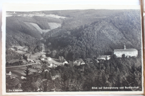 AK Schwarzburg Blick auf Schwarzburg und Burkersdorf ungebraucht #PD326