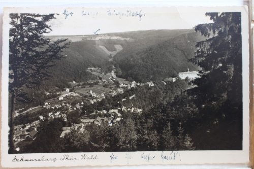 AK Schwarzburg Ortsansicht 1939 gebraucht #PD328