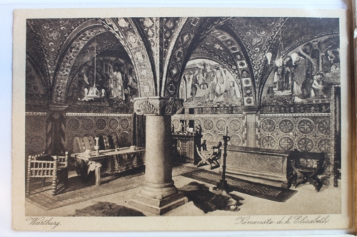 AK Wartburg Kemenate d. h. Elisabeth ungebraucht #PD373