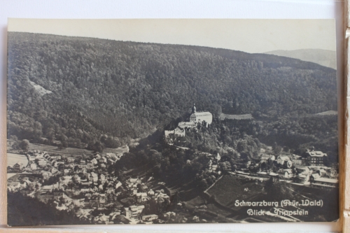AK Schwarzburg (Thü. Wald) Blick - Tippstein 1922 ungebraucht #PD390
