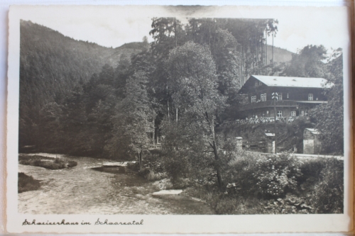 AK Schwarzburg (Thü. Wald) Schwarzental 1941 gebraucht #PD394