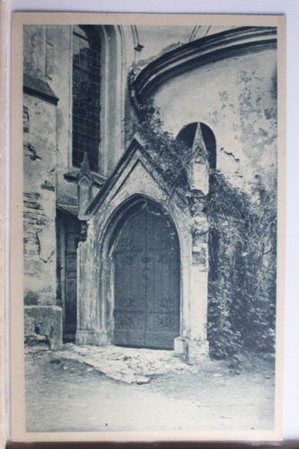 AK Oberschlesien An der Kirche in Kamienletz, Kr. Gleichwitz ungebraucht #PD440