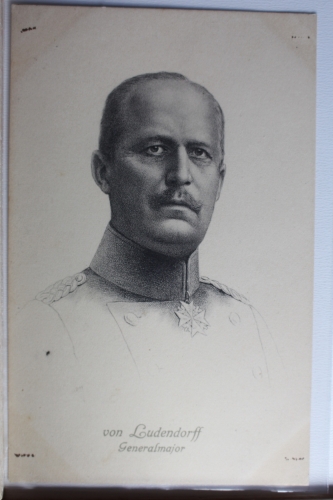 AK Deutschland Porträtkarte - Generalmajor v. Ludendorff ungebraucht #PD454