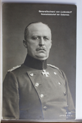 AK Deutschland Porträtkarte - Generalleutnant v. Ludendorff ungebraucht #PD453