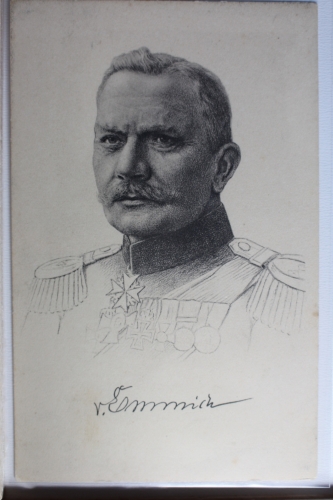 AK Deutschland Porträtkarte - General von Emmich ungebraucht #PD456