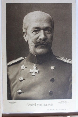 AK Deutschland Porträtkarte - General von Francois ungebraucht #PD477