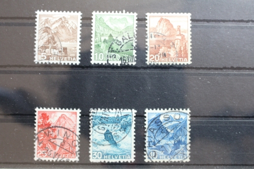 Schweiz 500-505 gestempelt