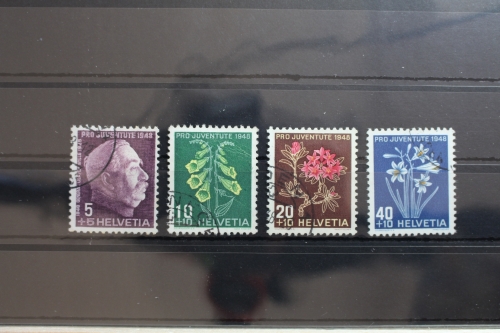 Schweiz 514-517 gestempelt