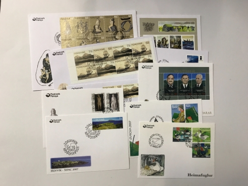 Färöer FDC Lot aus 2007 Ersttagesbrief/FDC #JZ127