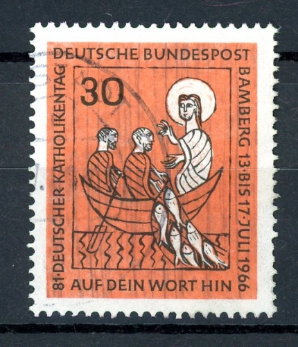 BRD 515 IV gestempelt