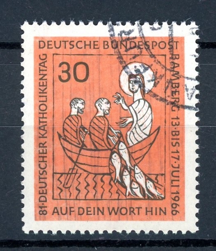 BRD 515 IV gestempelt