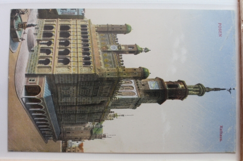 AK Posen Rathaus Preußen ungebraucht #PE160