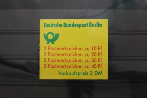 Berlin MH 9cI oZ postfrisch Markenheftchen #SE297