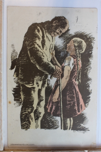 AK Deutschland Künstlerkarte Postkarte Bundesfeier 1928 gebraucht #PD691