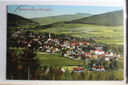 AK Schmiedeberg Stadtansicht 1911 gebraucht #PD781