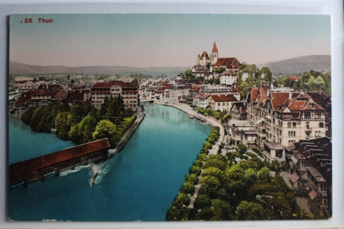 AK Thun Stadtansicht ungebraucht #PD716
