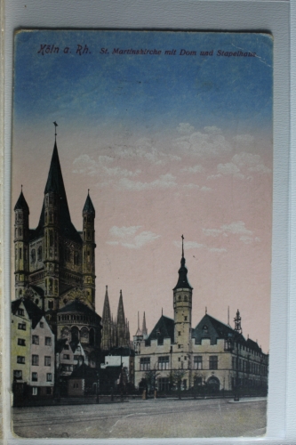 AK Köln Hauptbahnhof 1920 gebraucht #PD823