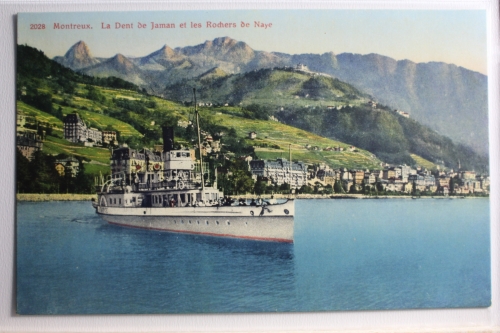 AK Montreux La Dent de Jaman et les Rochers de Naye ungebraucht #PD722