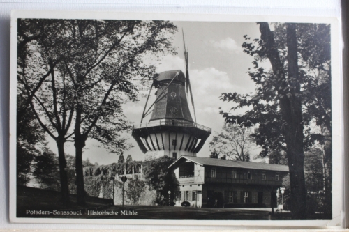 AK Potsdam Sanssouci Historische Mühle Feldpost 1940 gebraucht #PD873