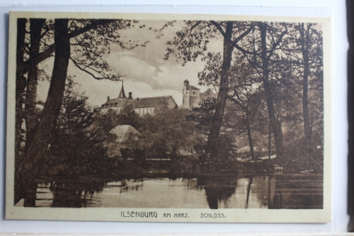 AK Ilsenburg (Harz) Schloss ungebraucht #PD876